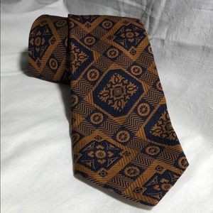 VTG Riviera Men’s Neck Tie Blue & Rust